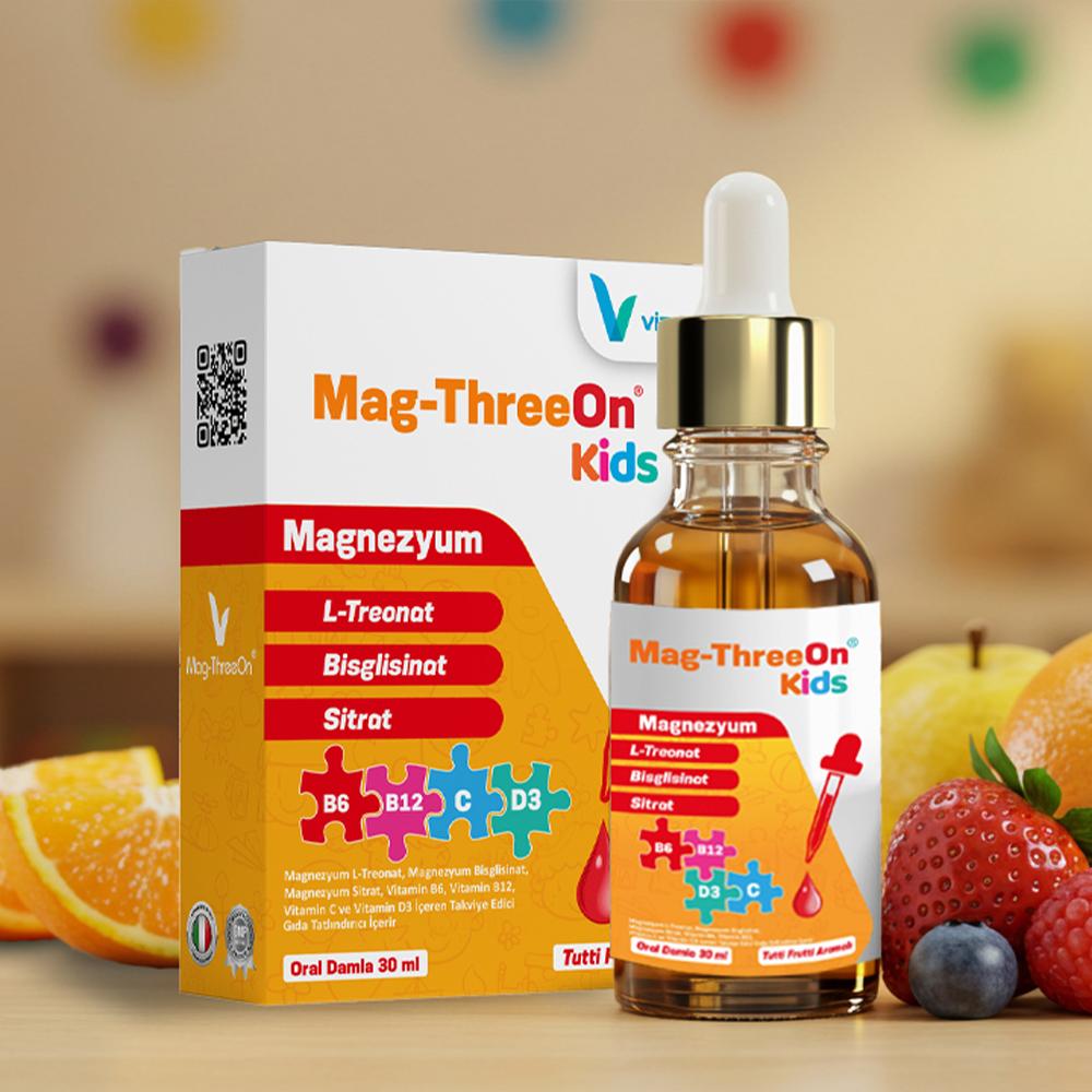 MAG-THREEON KİDS 30 ML DAMLA